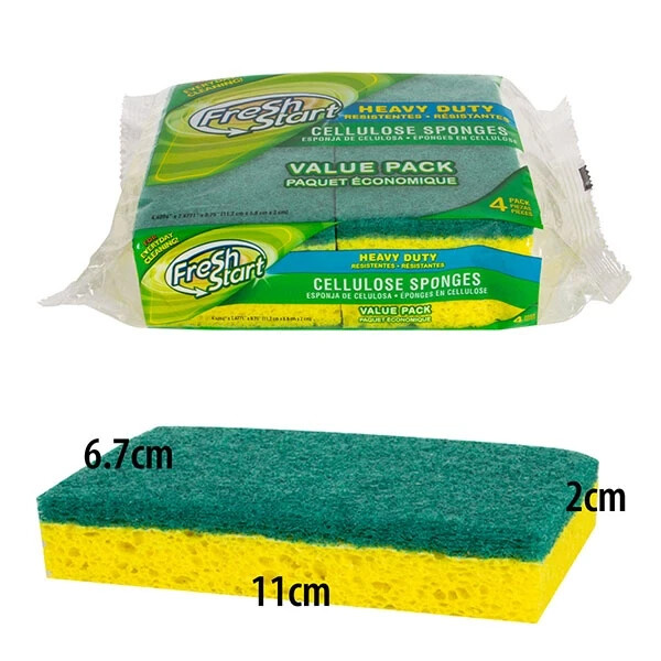 8 Piece Fresh Start Heavy duty cellulose sponges. best price