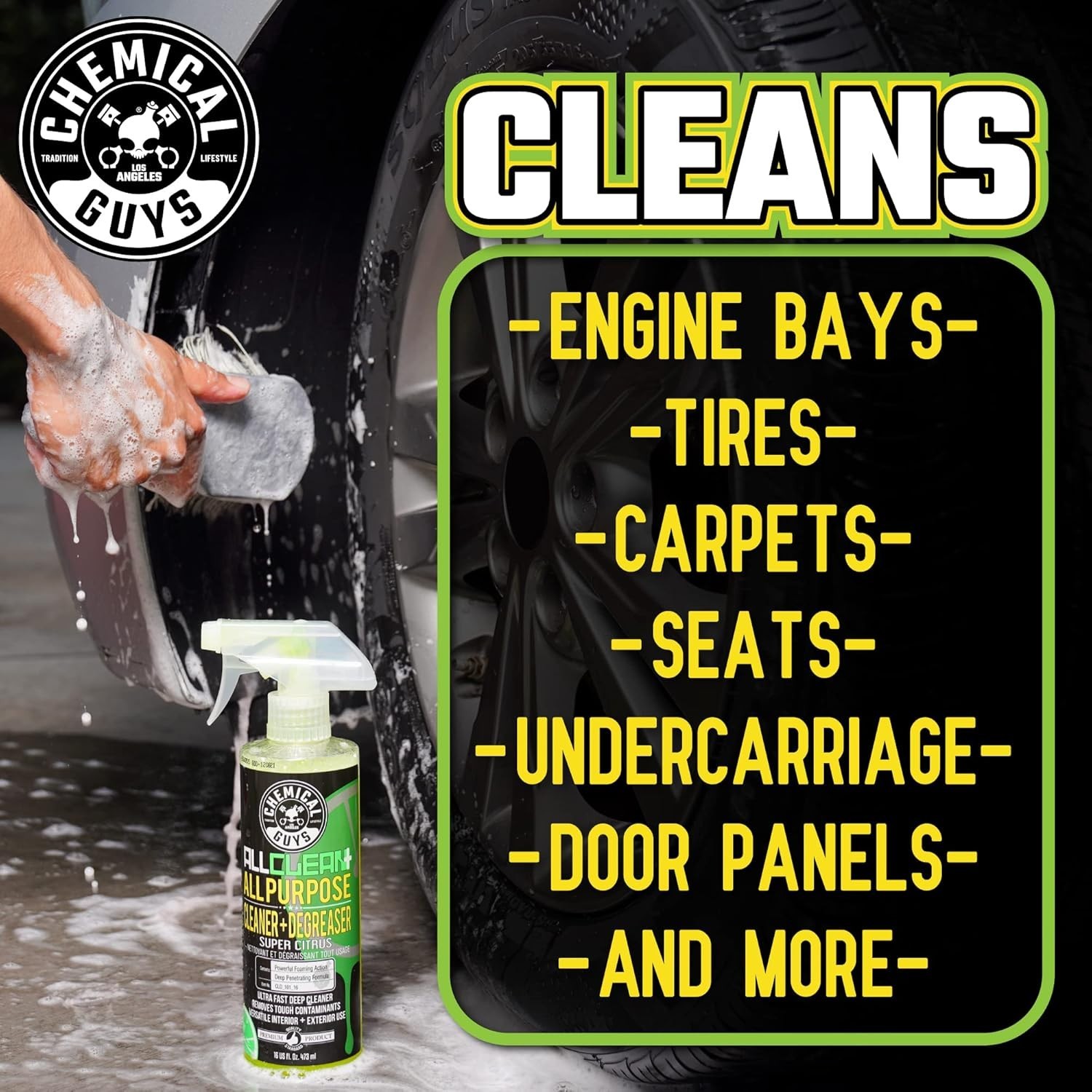 CLD_101 All Clean+ Citrus-Based All Purpose Super Cleaner, Safe for Cars, Tru…