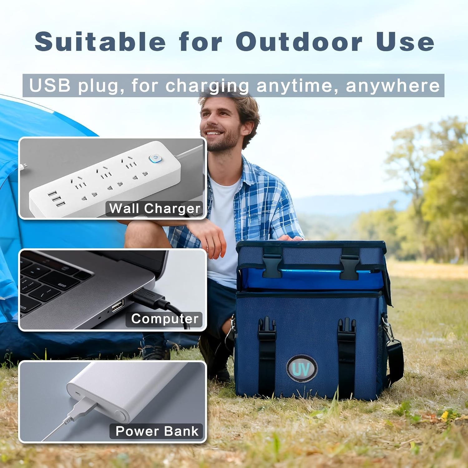 12L UV Sanitizer Box, Portable Sanitizing and Cleaning Machine with 3-Level T…