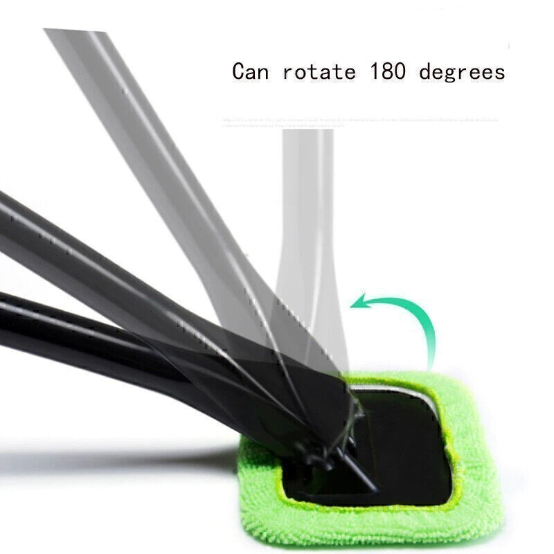 3 Pack Microfiber Car Wiper Cleaner Windshield Cleaning Tool Glass Brush