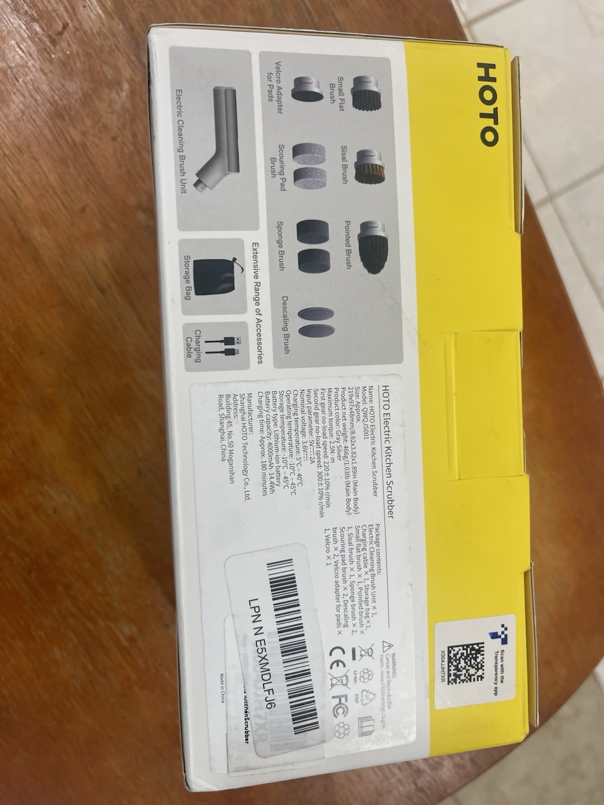 Huto Electric Kitchen Scrubber 9 Heads for Kitchen, Sink, Bathroom, Shower, Tile