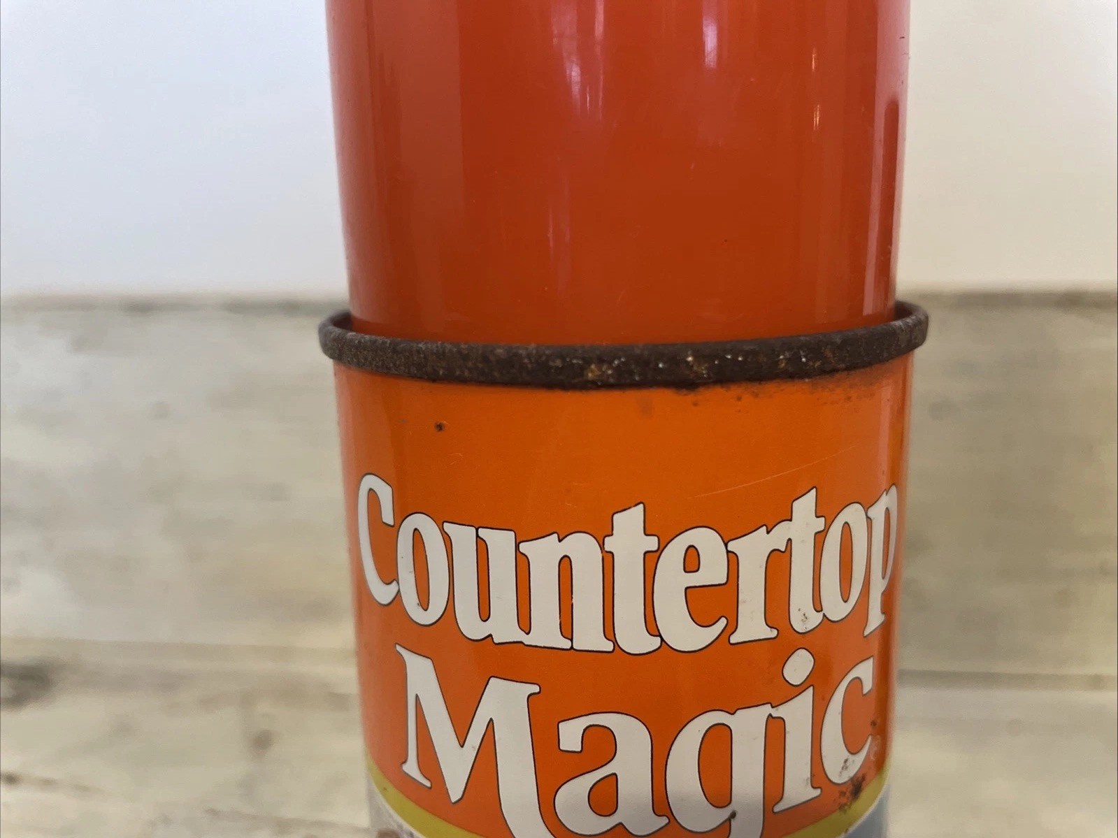 2 Vtg 80’s Cleaning Spray Can Countertop & Kitchen Magic Discontinued Retro Prop