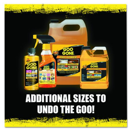 Goo Gone Original Adhesive Remover Citrus Scent 8 oz Bottle Pack of 12 Bulk Case