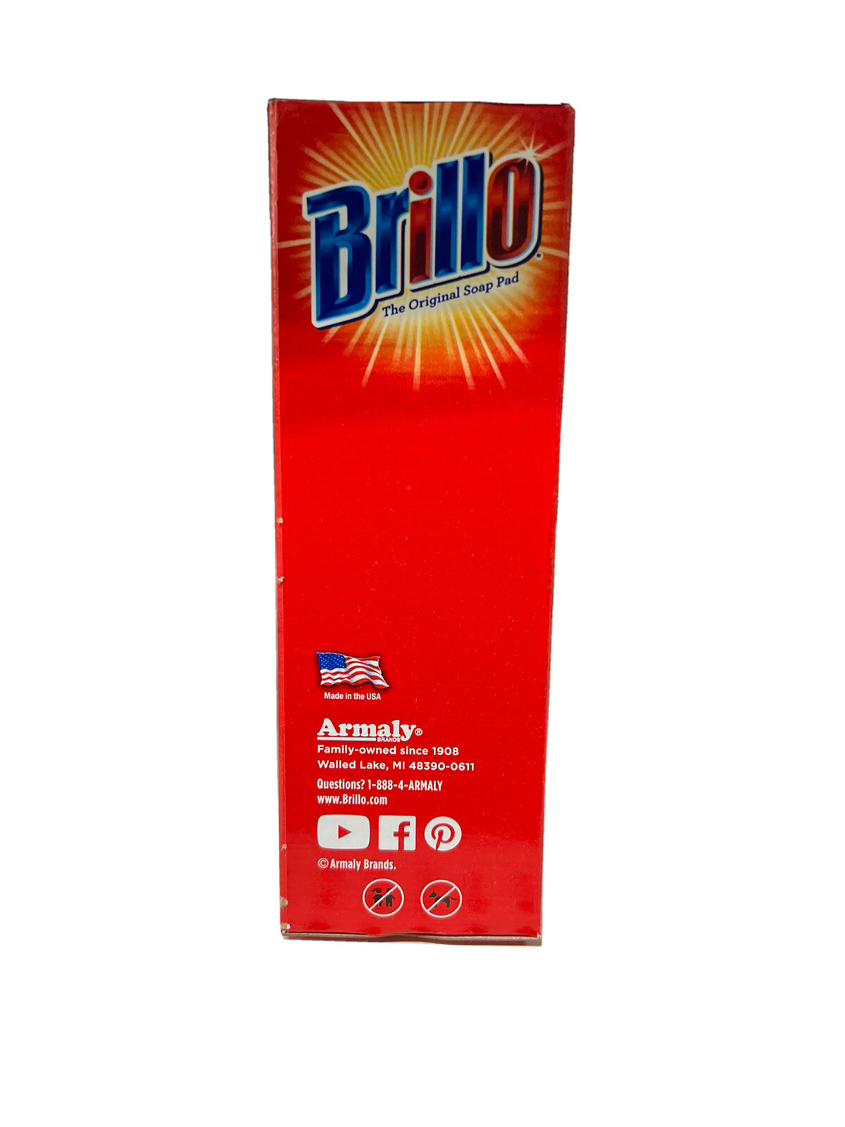 Brillo Steel Wool Soap Pads Long Lasting Lemon Scent Cleaning Lemon 10 Count