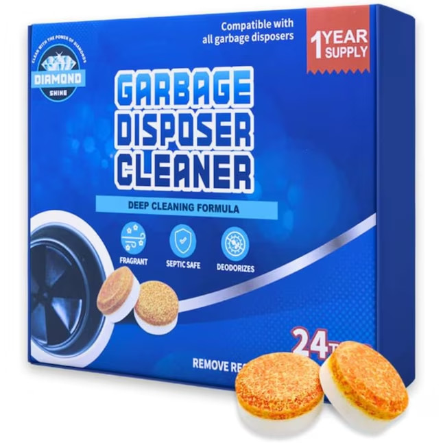 Diamond Shine DSGD 24 Count Garbage Disposal Cleaner Tablet 24 -Pack