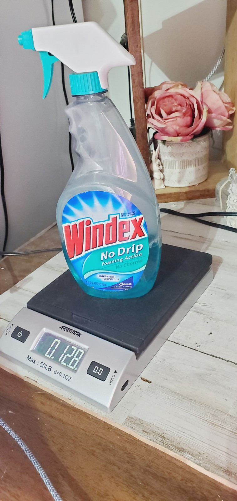 Windex No Drip 26 fl oz DISCONTINUED Foaming Action 2006 25% Full
