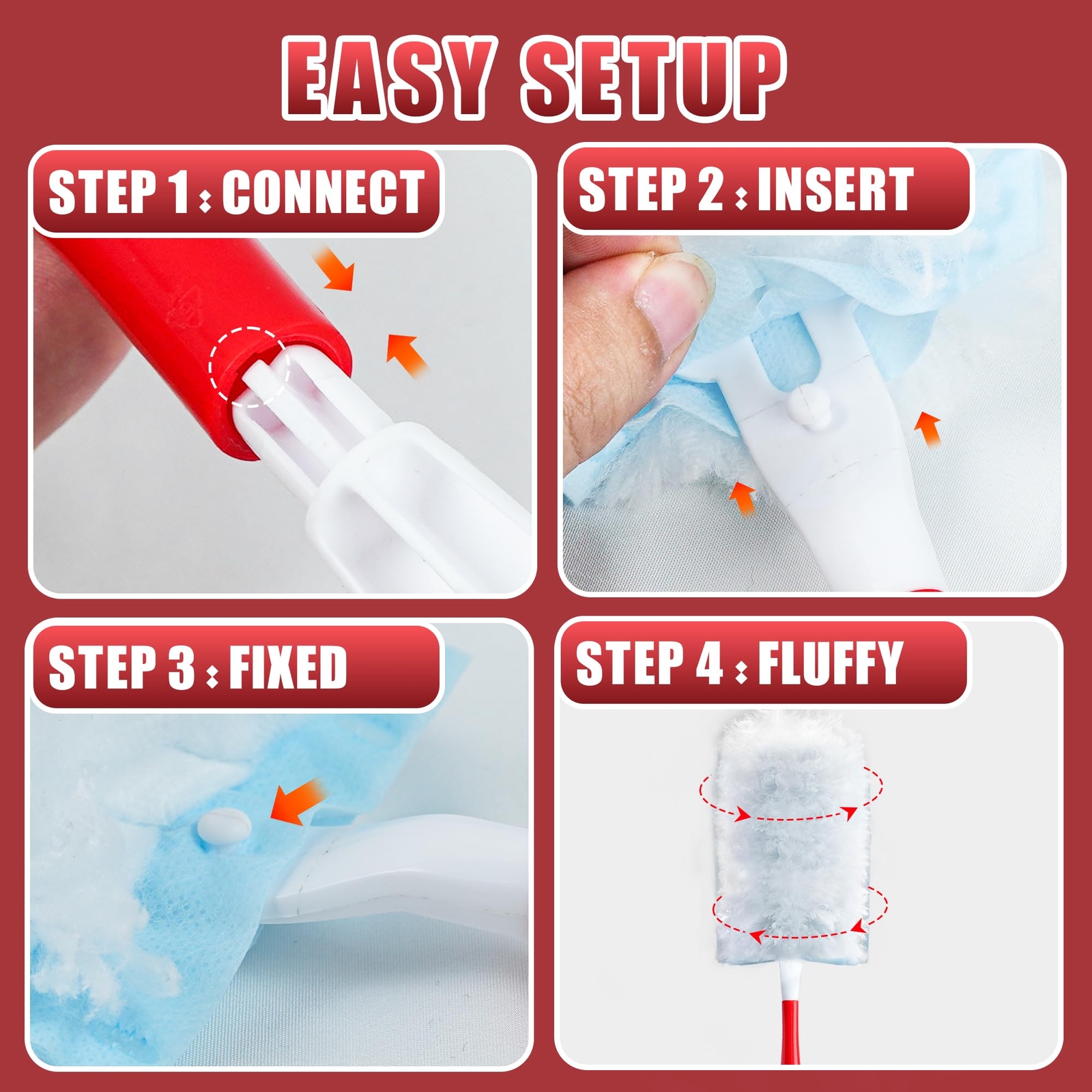 Duster Refills 30 Counts For Swiffer 4x Heavy Duty Microfibers 360 Degree Dustin