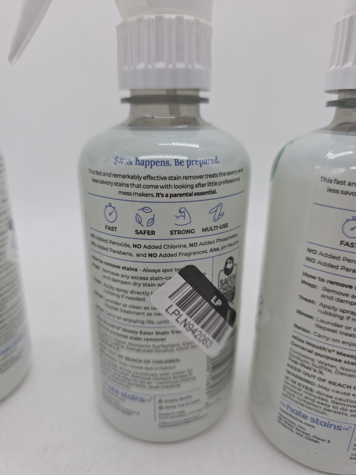 3 Miss Mouths Messy Eater Stain Treater Spray 12oz Baby Kids Laundry Remove
