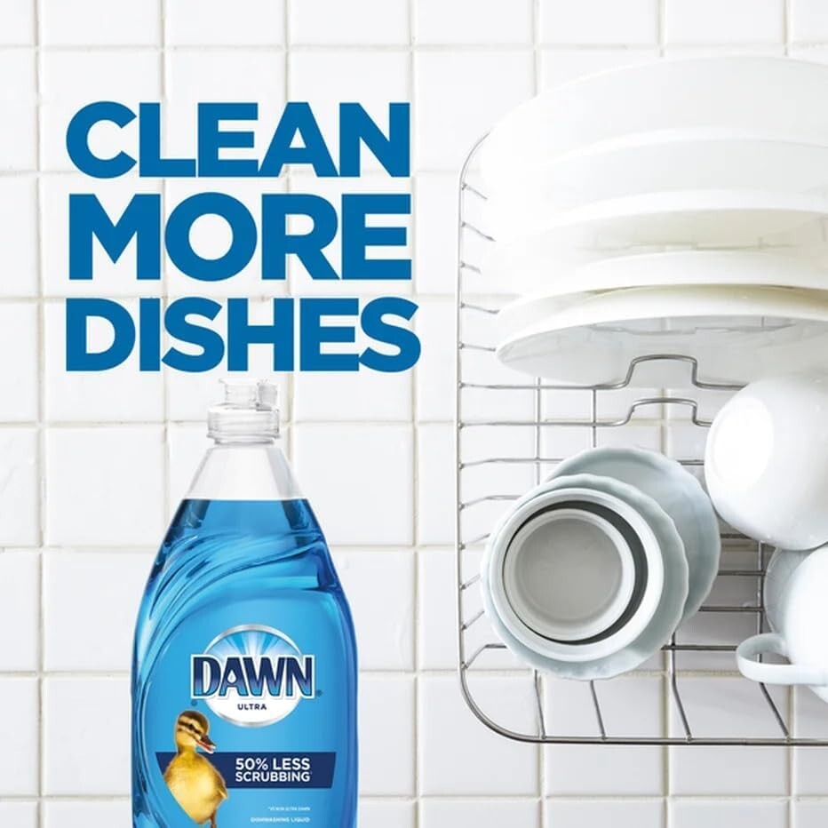 Dawn Dish Soap Original Scent 7 Fl Oz Pack Of 3 3X More Grease-cleaning Power