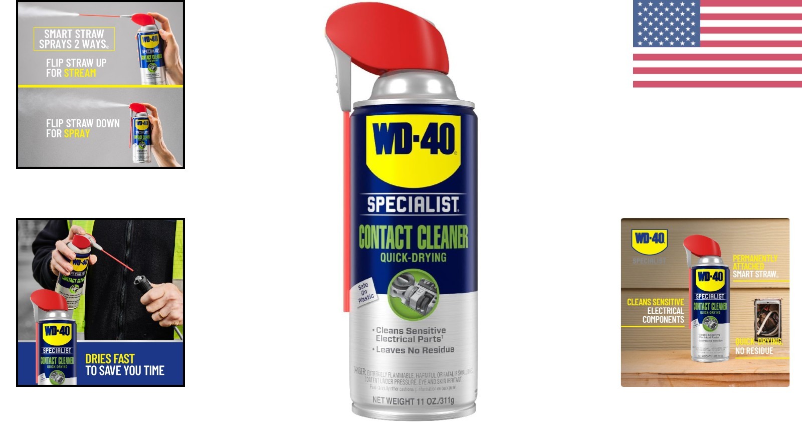 11 oz. Residue-Free Specialist Contact Cleaner Spray for Sensitive Equipment