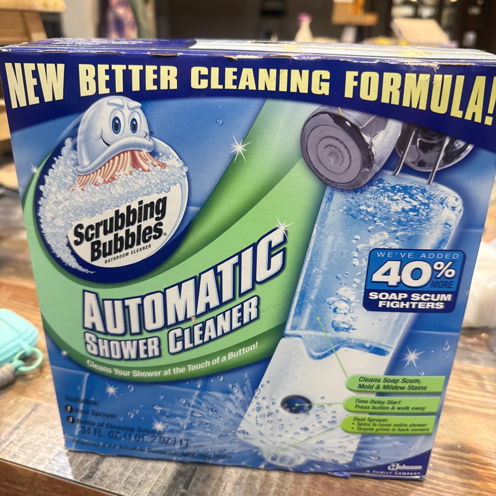 Scrubbing Bubbles Automatic Shower Cleaner New Old Stock – Dusty Box