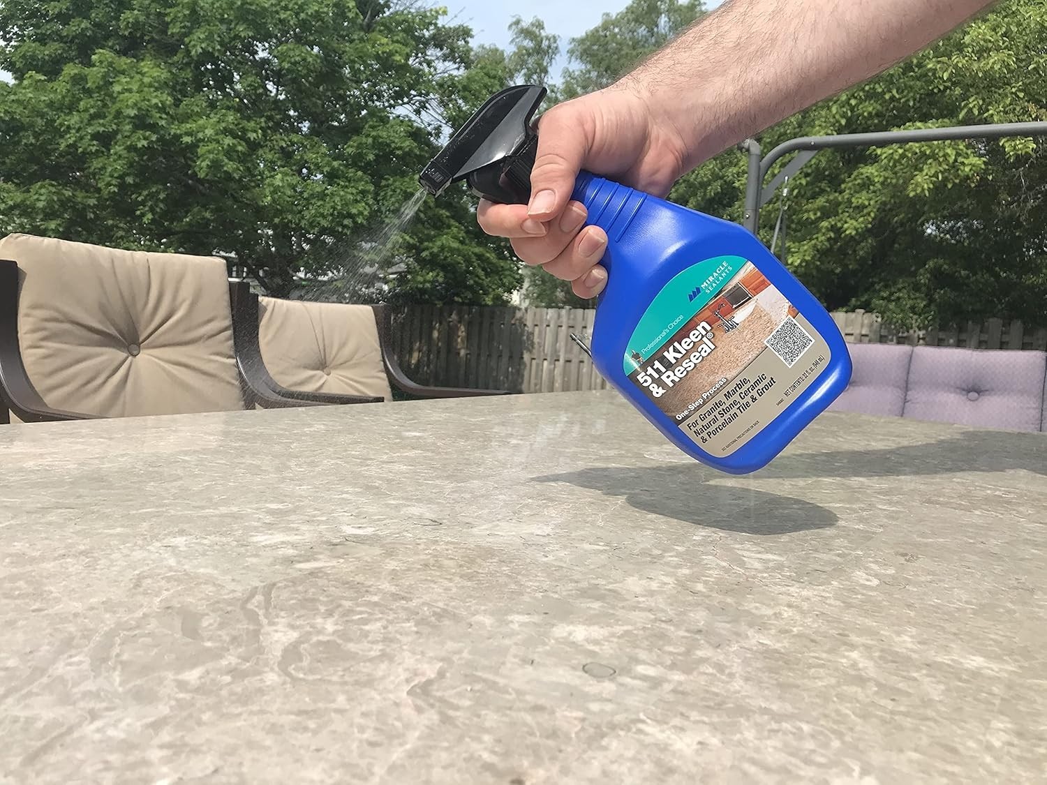 511 Kleen & Reseal 32 oz Spray – Effortless Cleaner for Marble & Granite