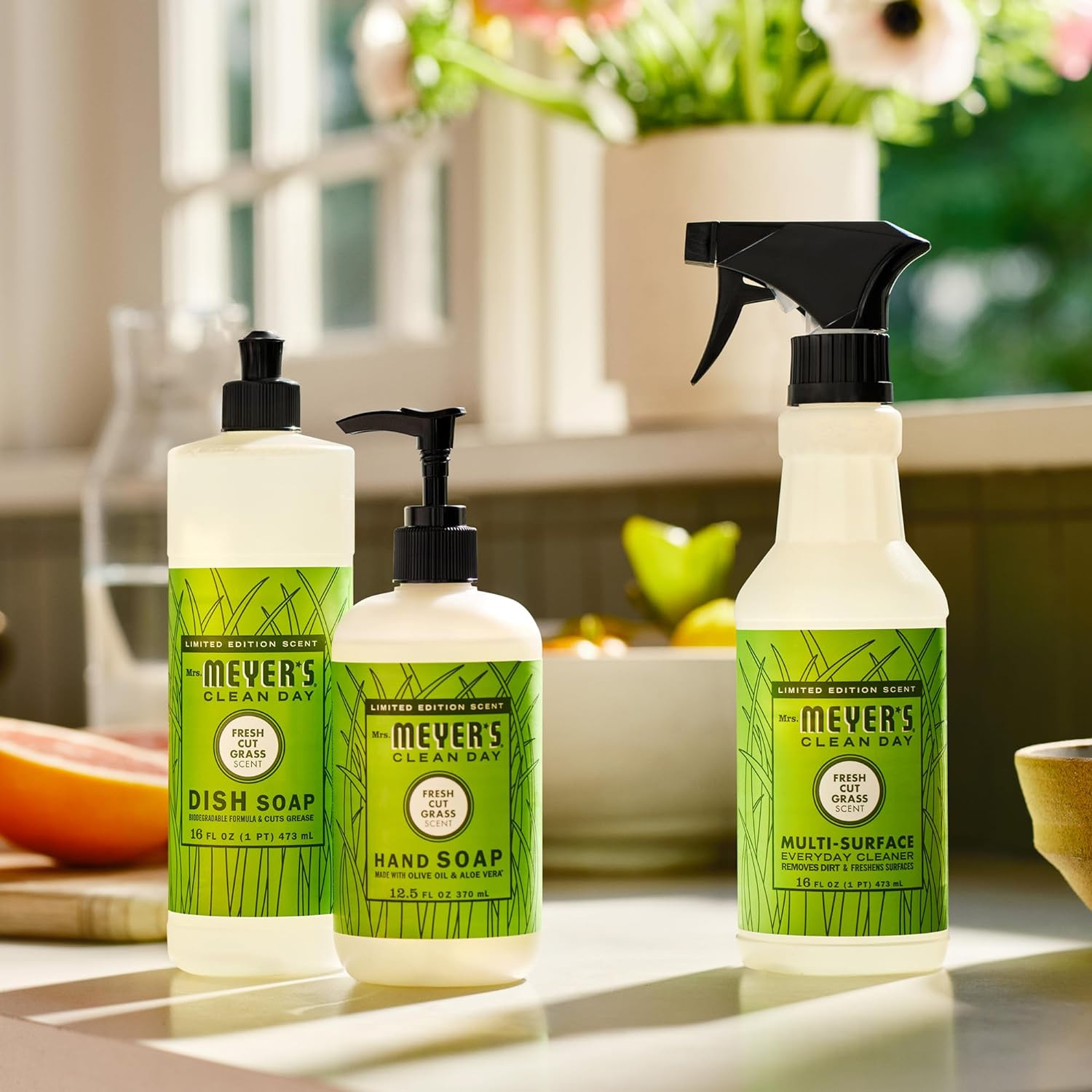 Mrs. Meyer’s Clean Day Multi-Surface Everyday Cleaner, Fresh Cut Grass Scent