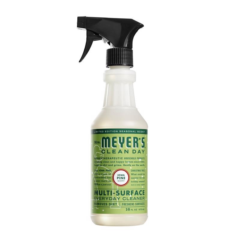 Mrs. Meyer’s Clean Pine Scent Organic Multi-Surface Cleaner Spray 16 oz (6-Pack)