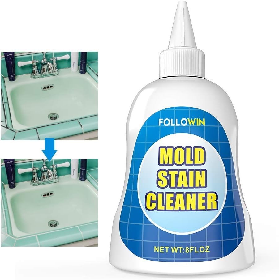 Powerful Odorless Mold Stain Cleaner Gel – Perfect for Bathrooms and Kitchens