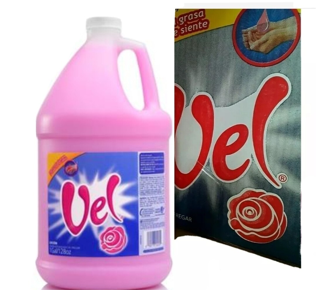 (1 GALLON BOTTLE) Vel Rosita Ultra Concentrate Dish Grease Remover Soap