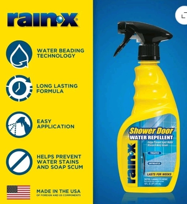 Rain-X Shower Door Water Repellent, 16 fl. oz. – 630023