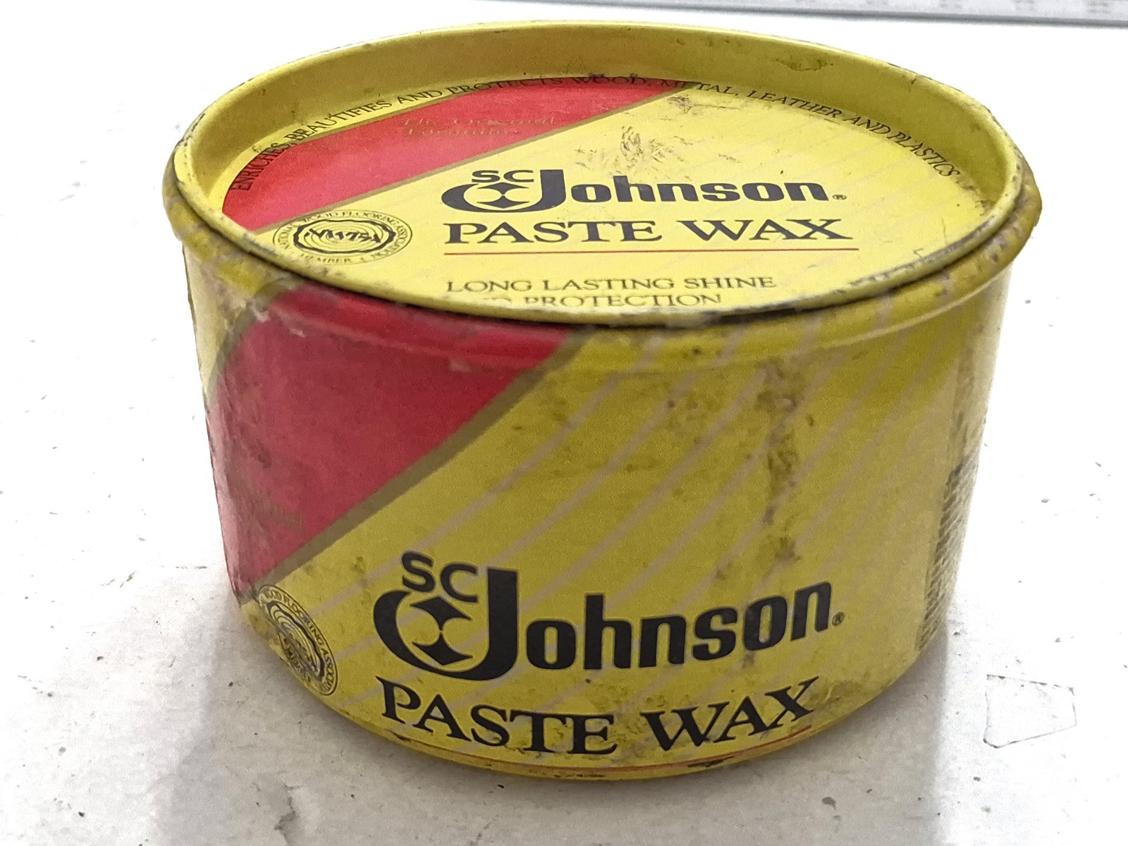 Sangtok Johnson SC Wood Paste Wax Original Formula 16oz OPEN – SEE PICS/READ