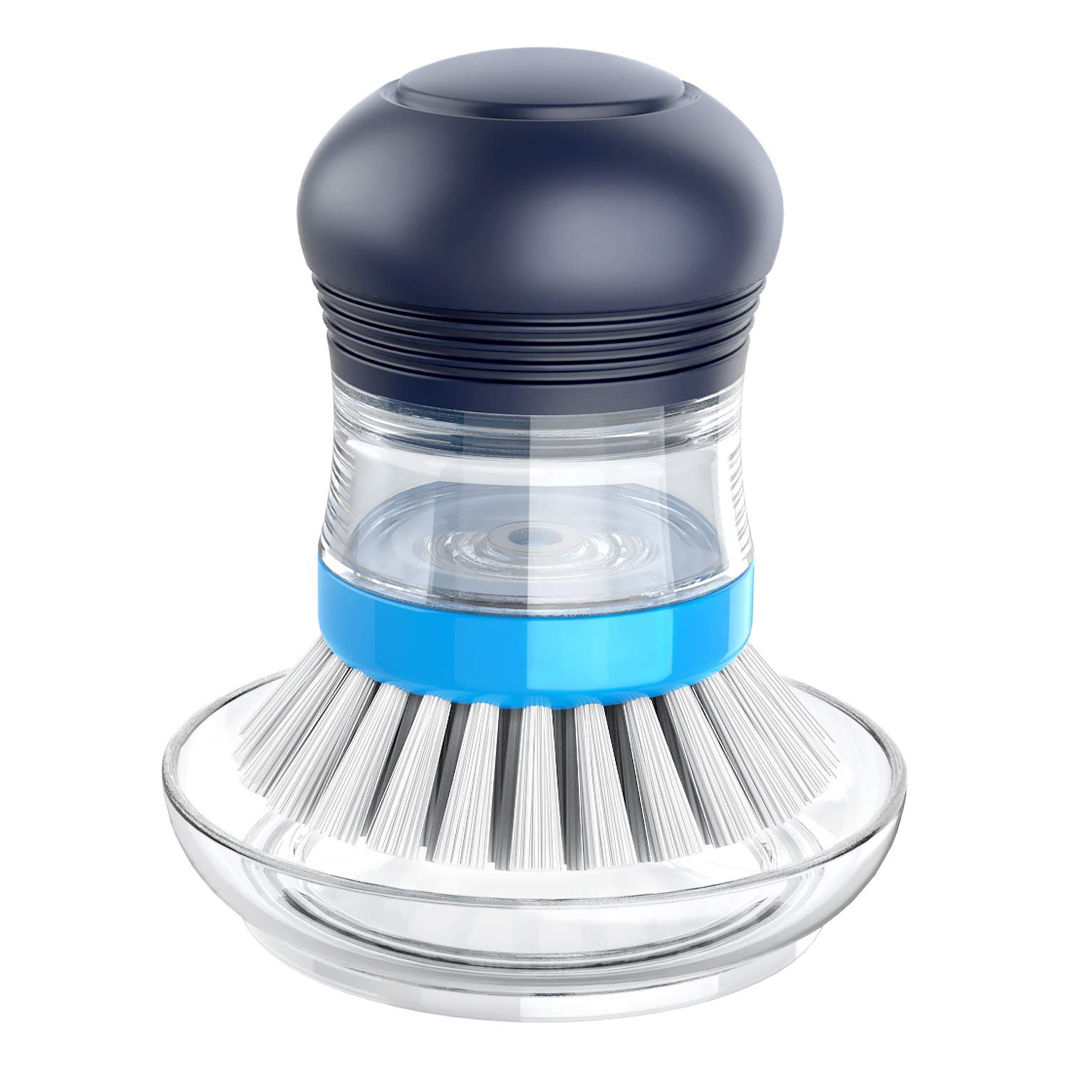 MR.SIGA Soap Dispensing Palm Brush Storage Set, Kitchen Brush with Holder for…