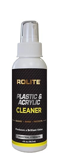 Rolite Plastic Acrylic Cleaner 4 oz High Shine
