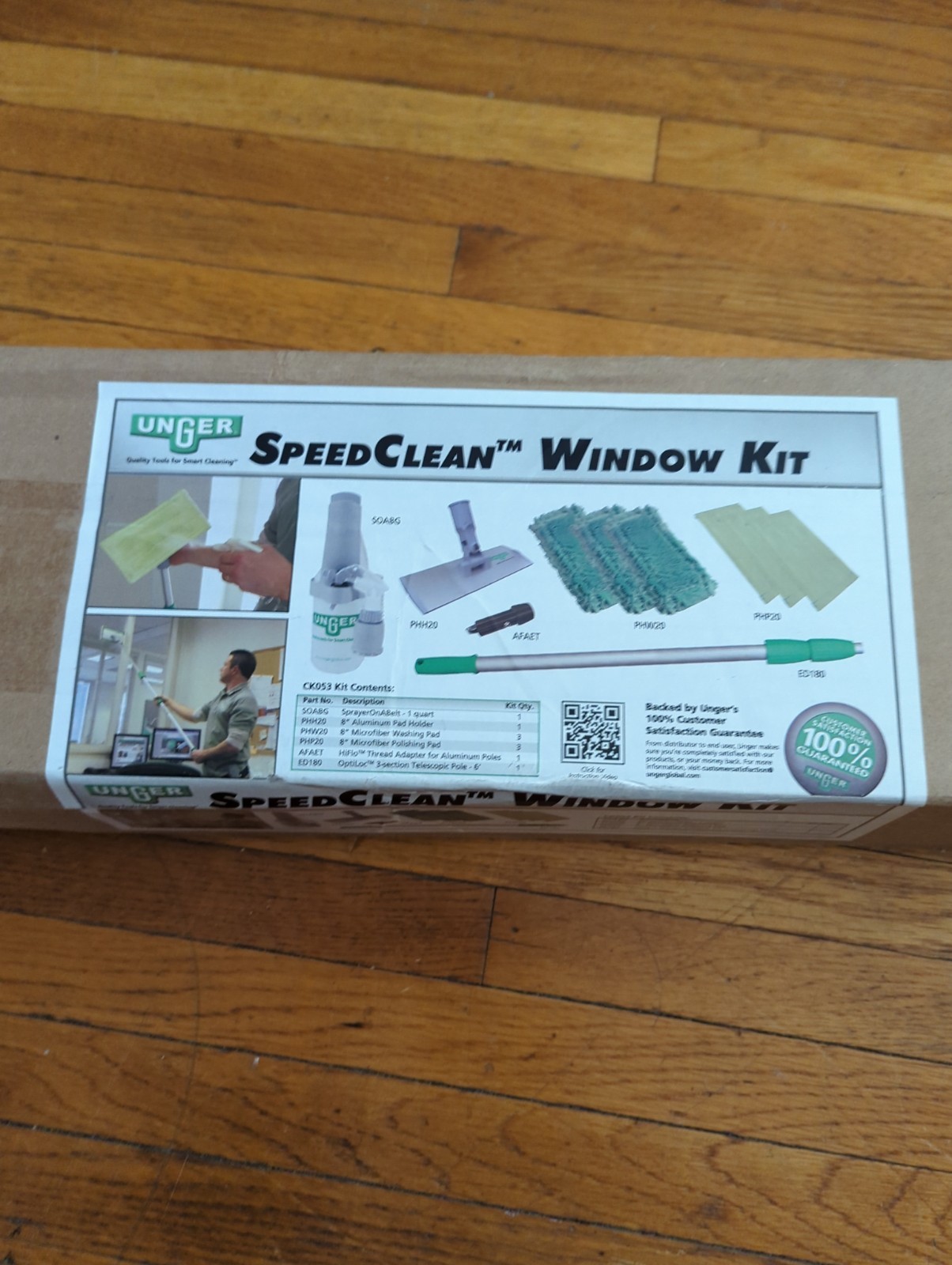UNGER CK053 Window Clean System,72 in L Handle,Alum. 22F569