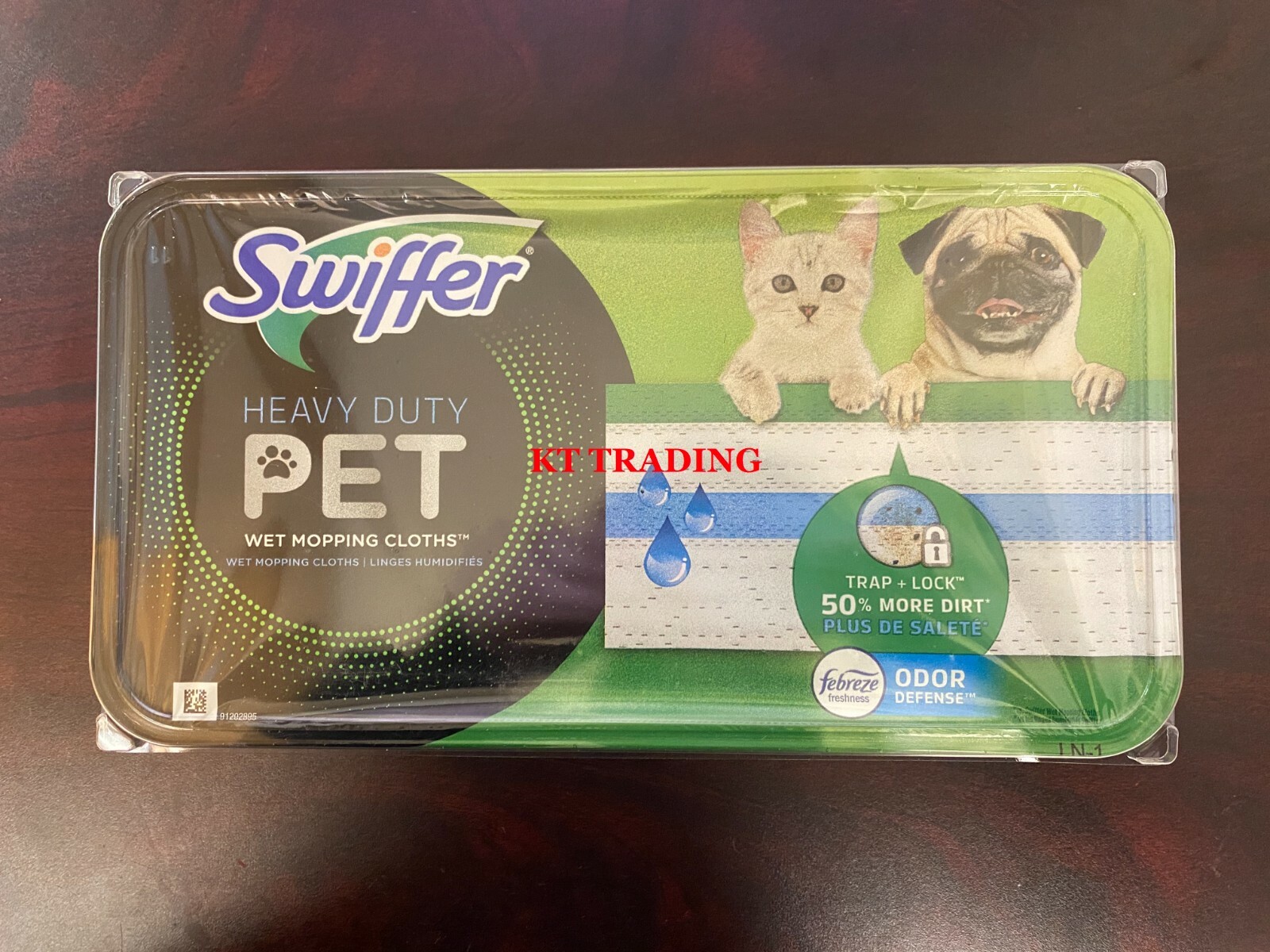 Swiffer HEAVY DUTY PET Wet Mopping Cloth Pad Refills ~Febreze Fresh Odor Defense