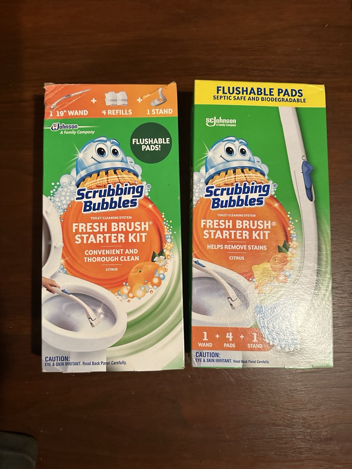 Scrubbing Bubbles Fresh Brush Toilet Bowl Cleaning System Starter Kit Vintage
