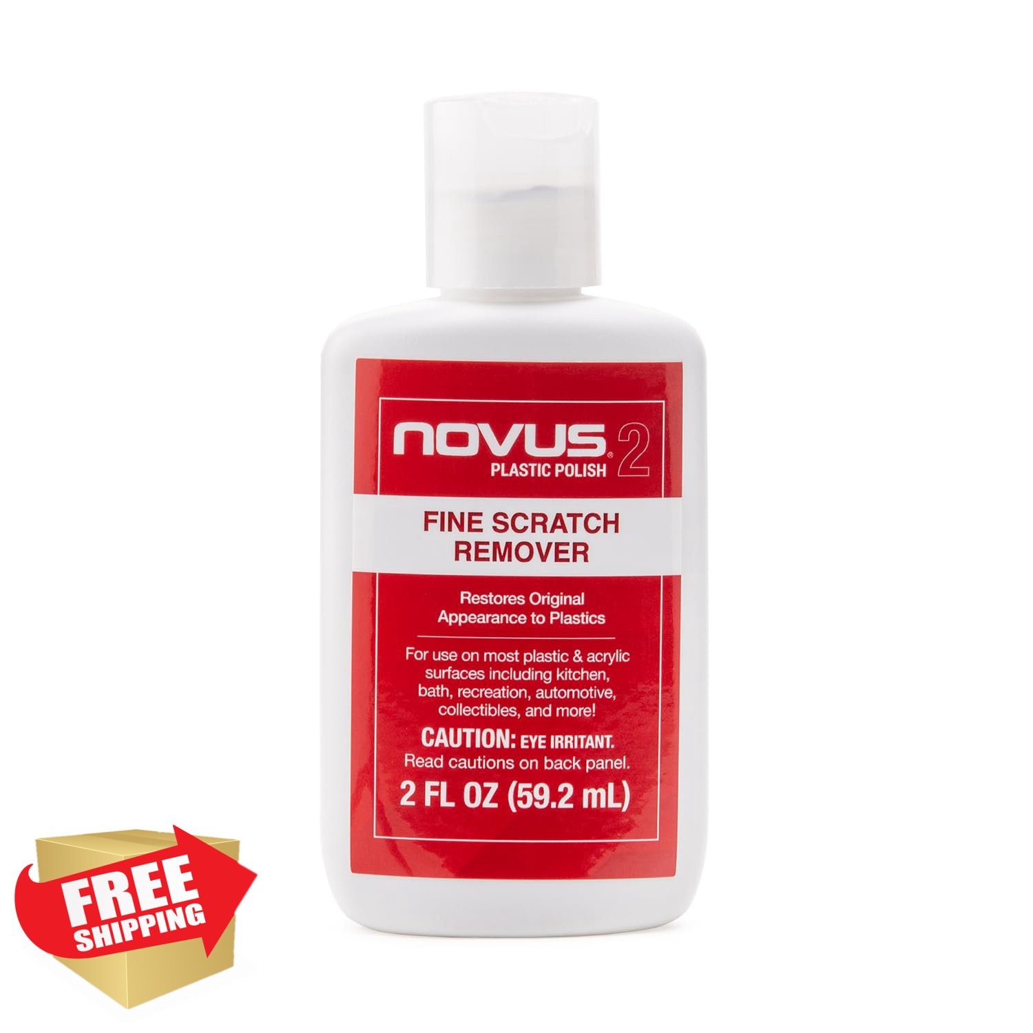 Novus 7033 Fine Scratch Remover #2, 2 oz Bottle