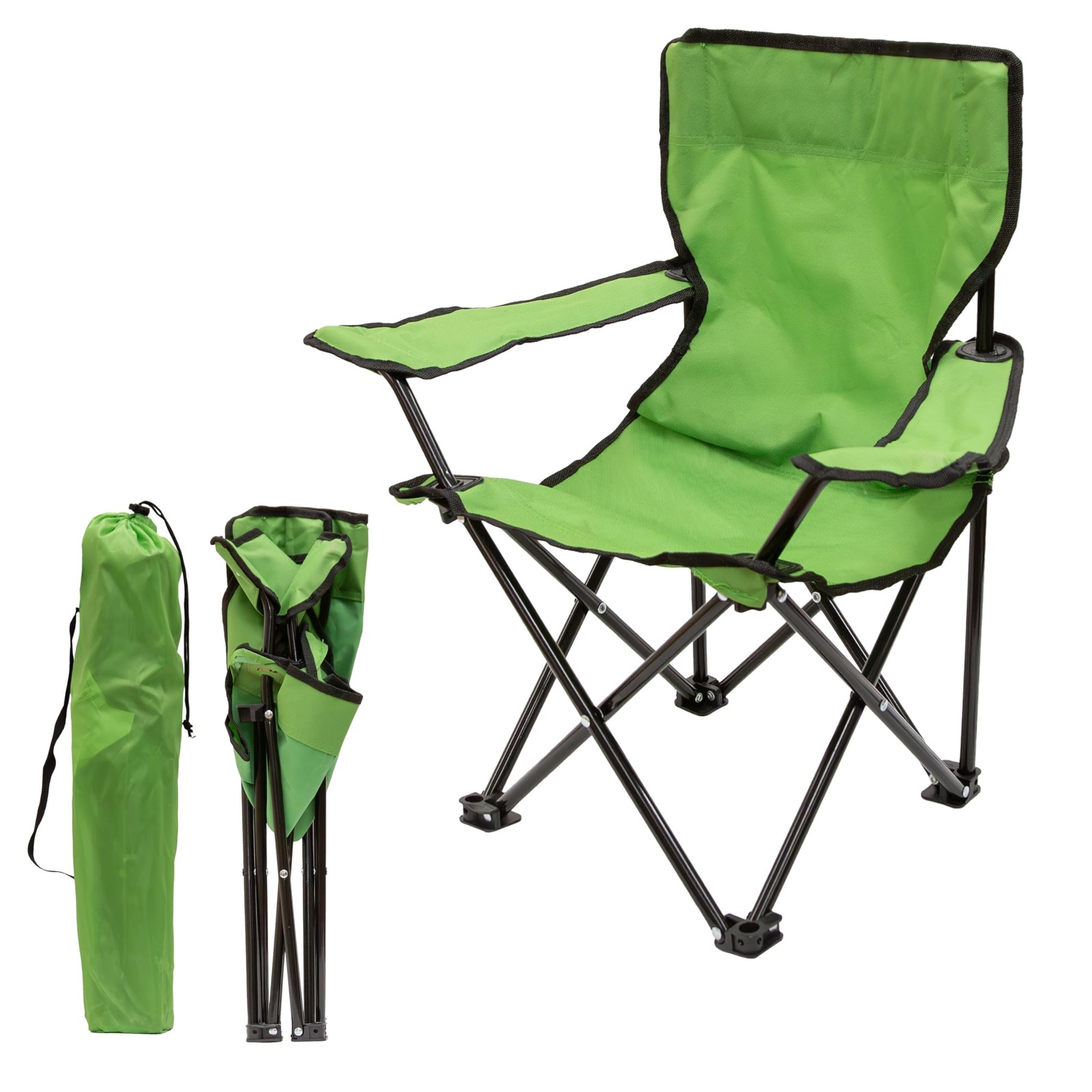 Pacific Play Tents – Kids Folding Chair, 100 lbs. Weight Capacity Emerald Green