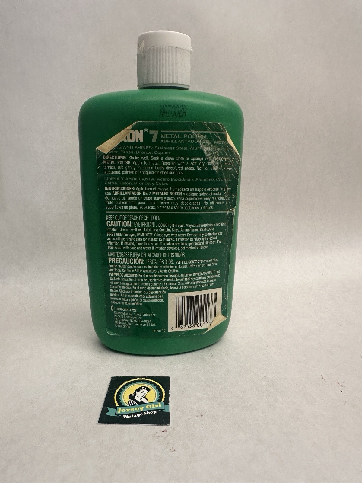 NOXON 7 Metal Polish Shines Copper Brass Chrome Steel Aluminum 12 oz