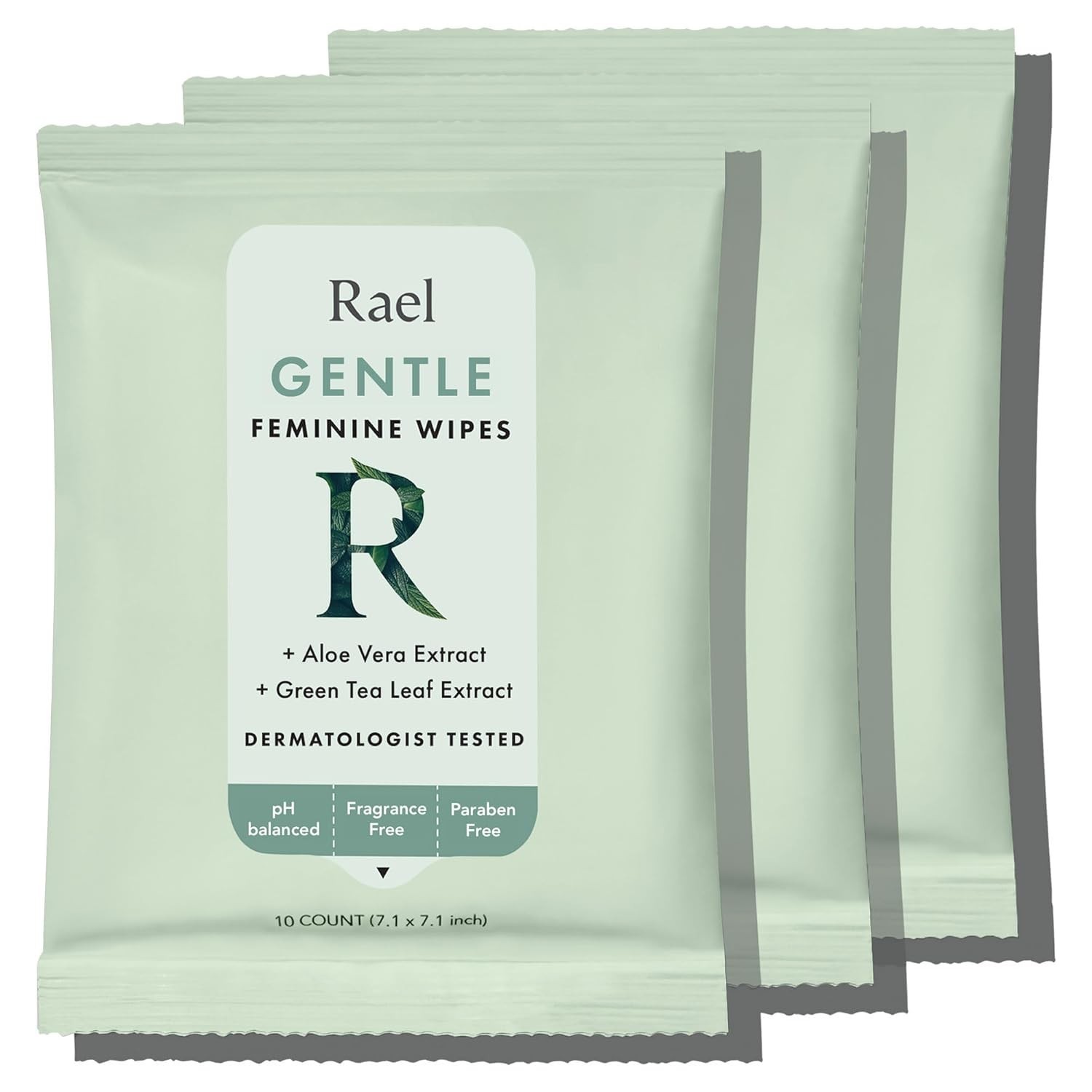 Feminine Wipes, Flushable, Travel Size, All Skin Types, Daily Use Gentle, 10 …