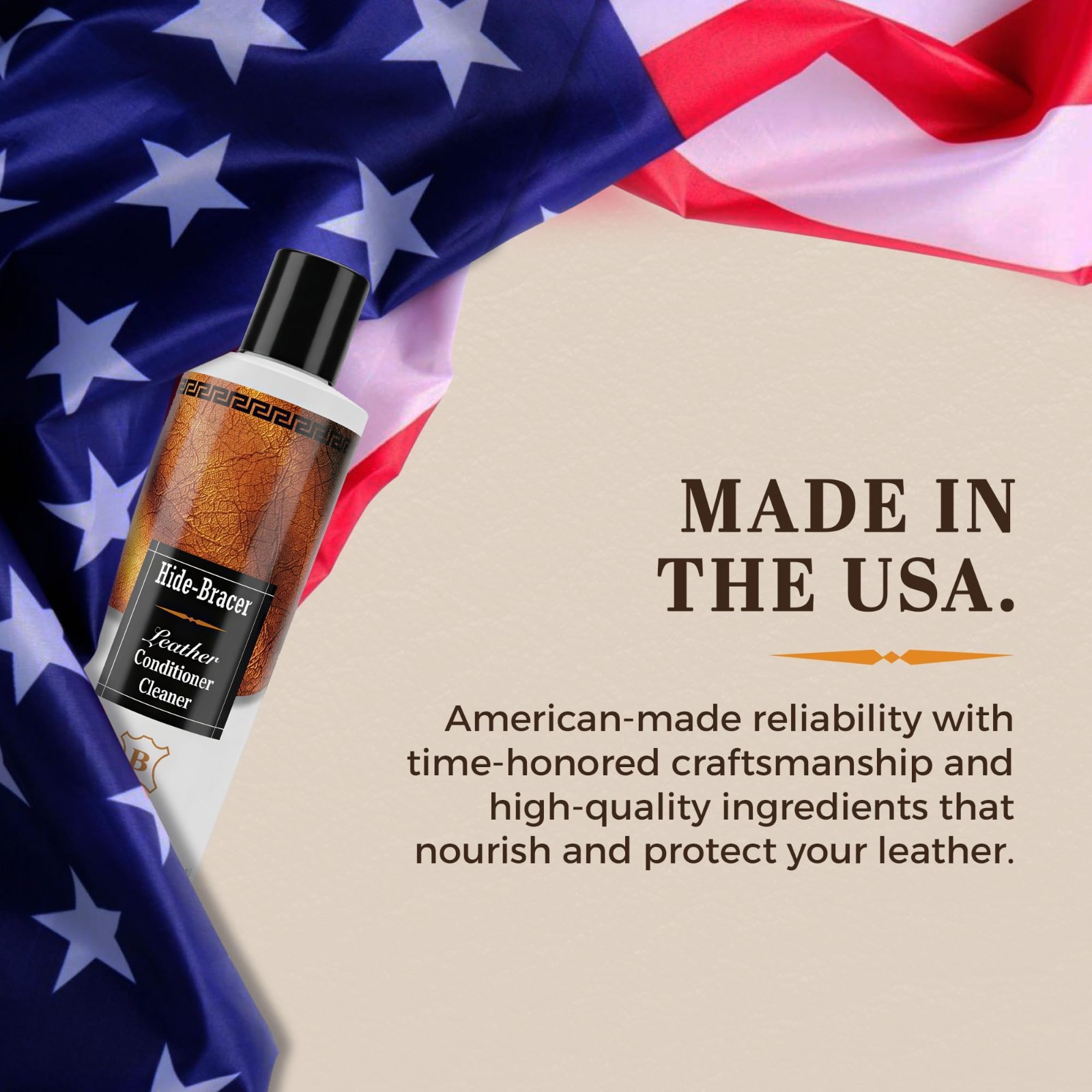Leather Cleaner & Conditioner 8oz | Cleans, Protects & Conditions Leather | Prev