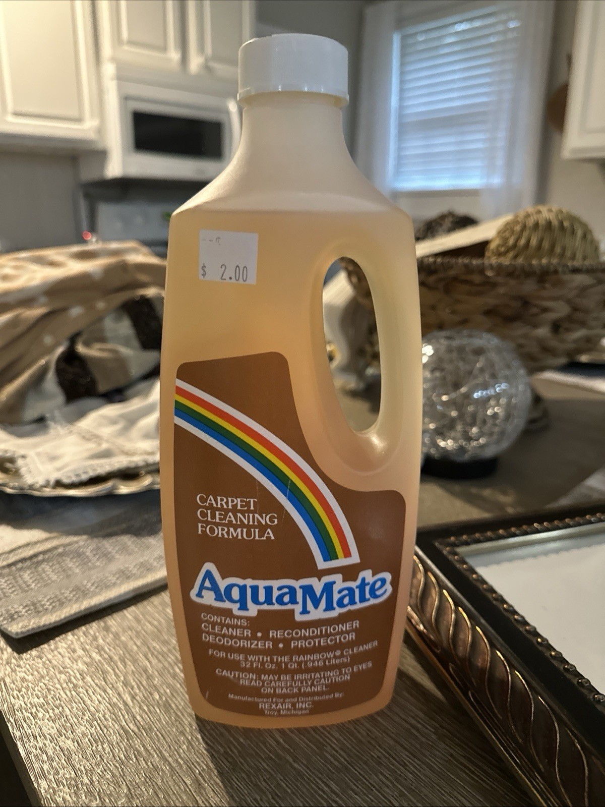 AquaMate Carpet Cleaning Formula By Rexair. New. 32 0z.