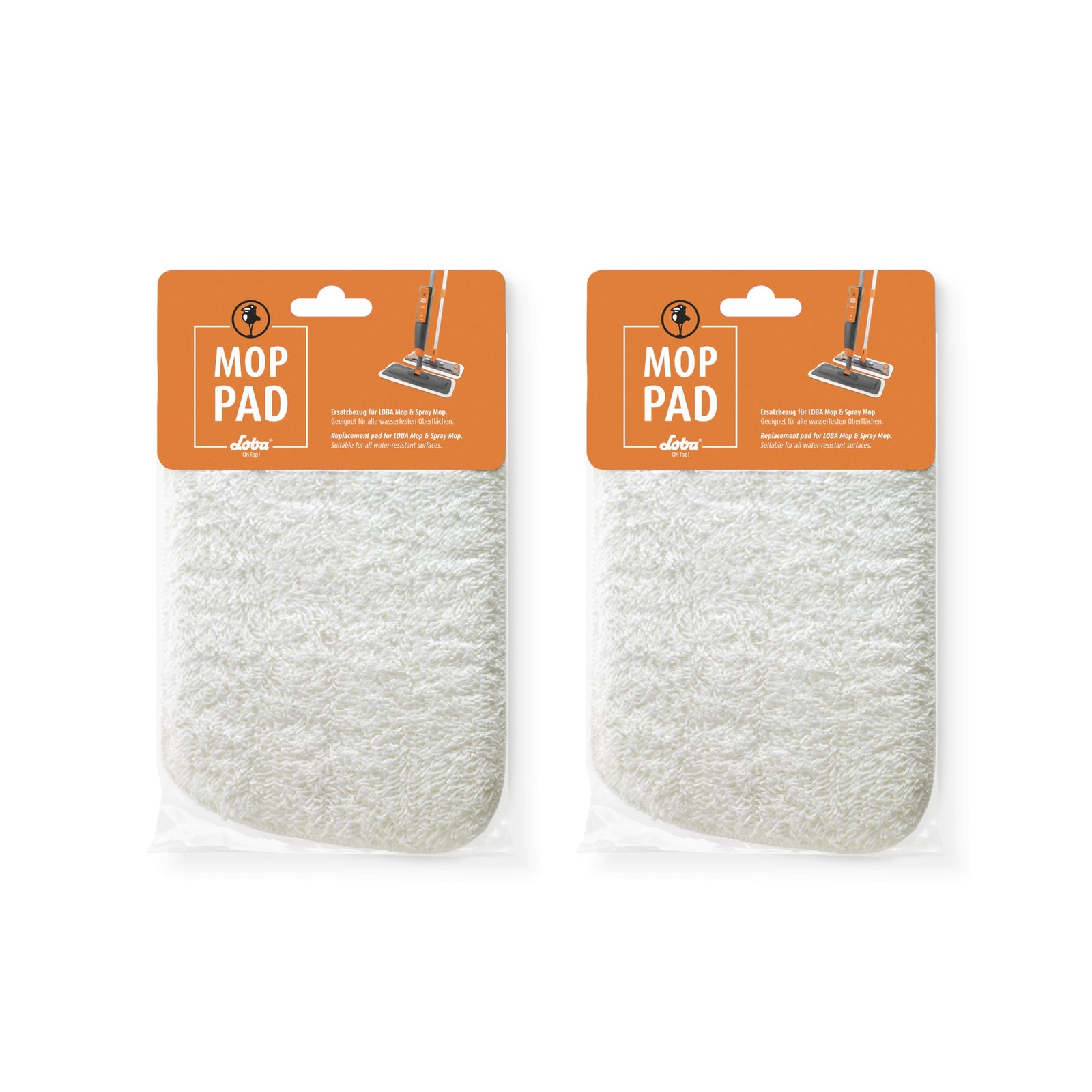 Microfiber Floor Cleaning Pad Spray Mop Mop (2 pack)