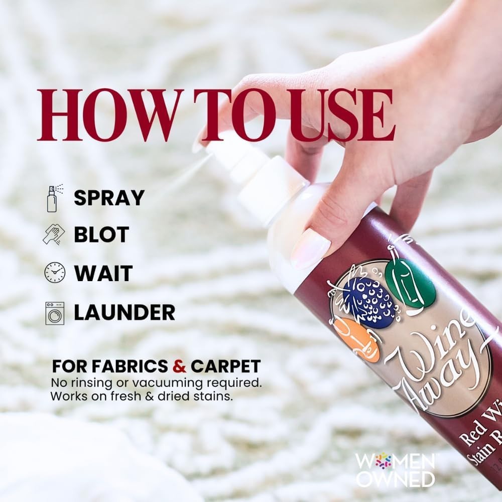 Versatile All-Purpose Cleaner – Citrus Red Wine Stain Remover Set of 2 (12 Oz)