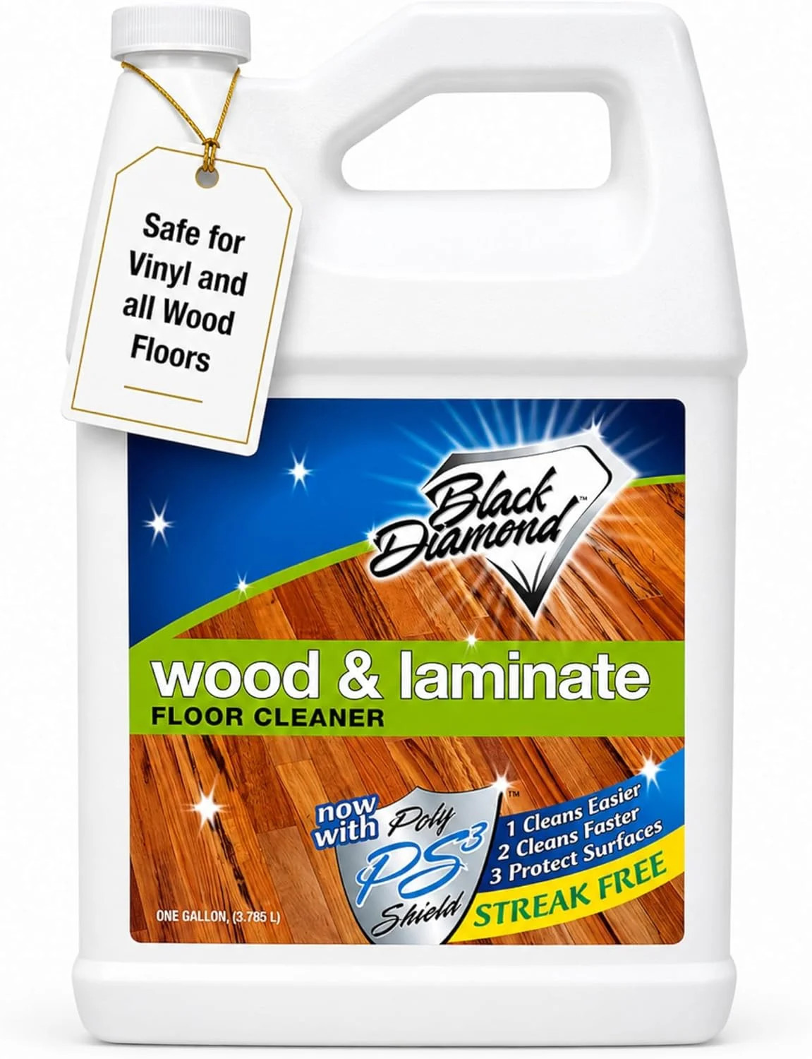 Black Diamond Stoneworks Wood & Laminate Floor Cleaner – No-Rinse Streak-Free Cl