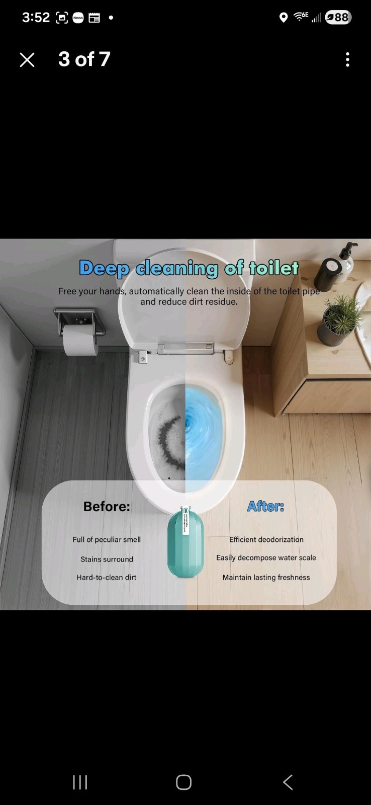 Toilet Cleaner 2Pcs: Toilets Pro Bowl Clean Capsules for bathroom, Toilet Tank C