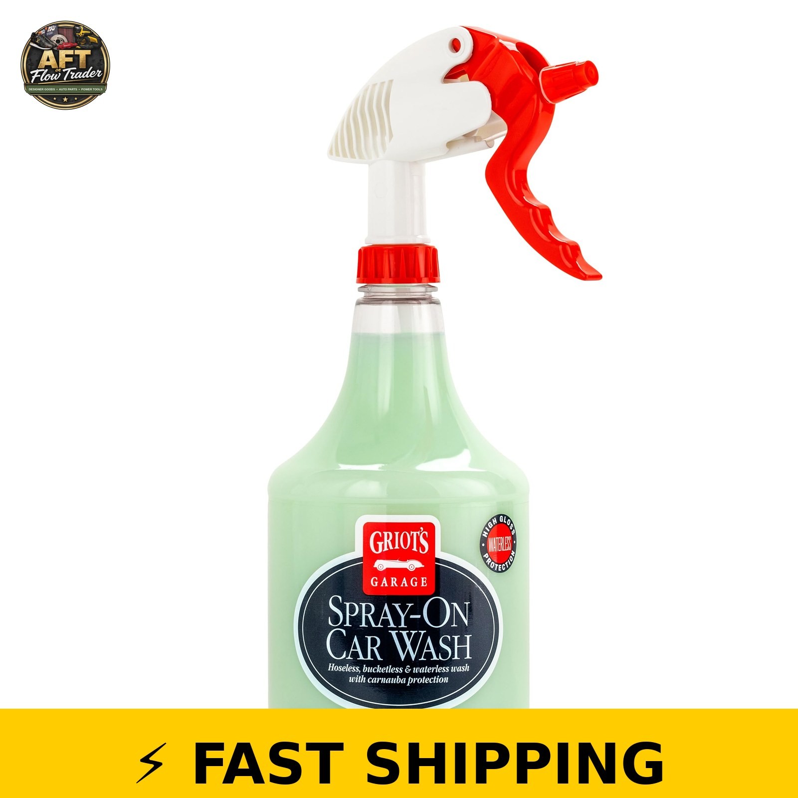 Griot’s Garage Spray-On Car Wash 35oz with Carnauba Wax Protection