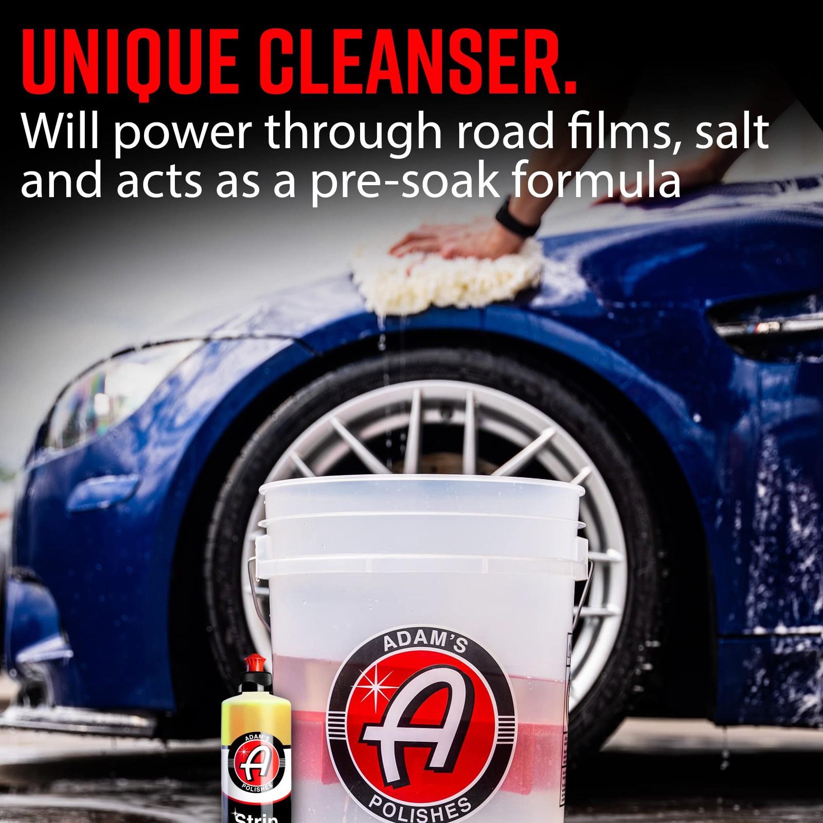 Strip Car Wash Soap (16 oz) – Sealant & Wax Remover Shampoo Salt Remover, Pre…