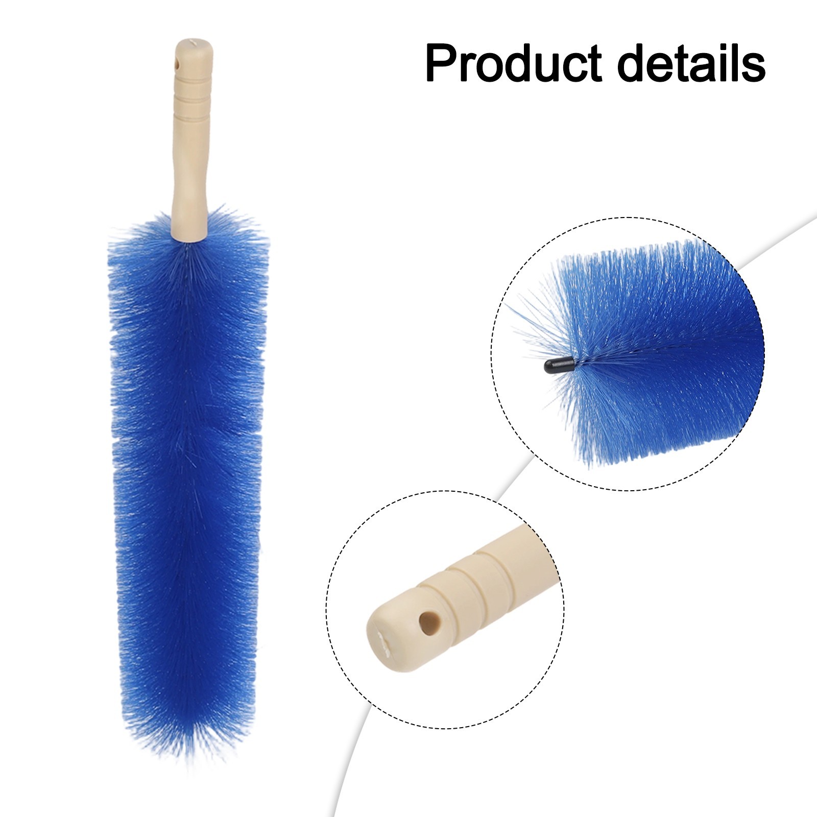 Maneuverable Bristle Brush Perfect for All Your Household Cleaning Needs