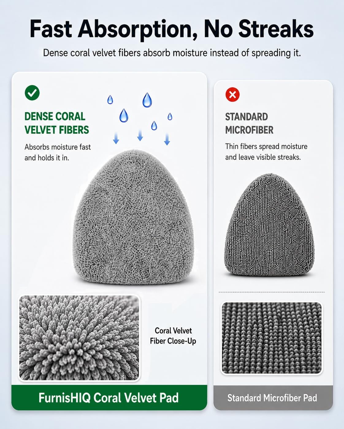 25.5″ Extra-Long Reach – Super Absorbent Coral Velvet Windshield Cleaner Tool…