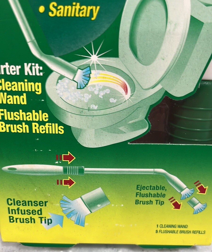 Vtg 2003 Comet Clean and Flush Flushable Toilet Cleaning System NOS~NIB~Prop/Use