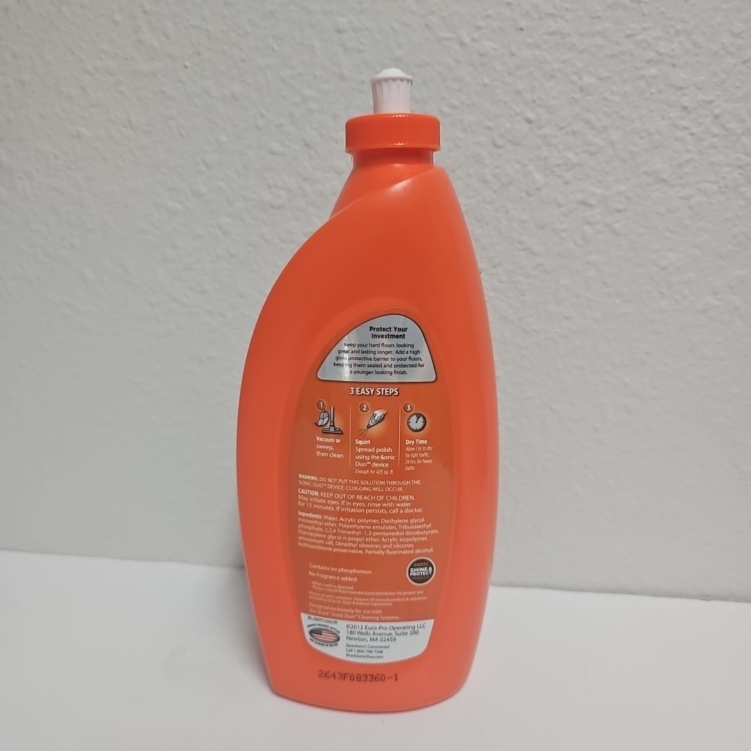 SHARK Wood Hard Floor Polish 24.9 oz. High Gloss Tile Stone Discontinued PARTIAL