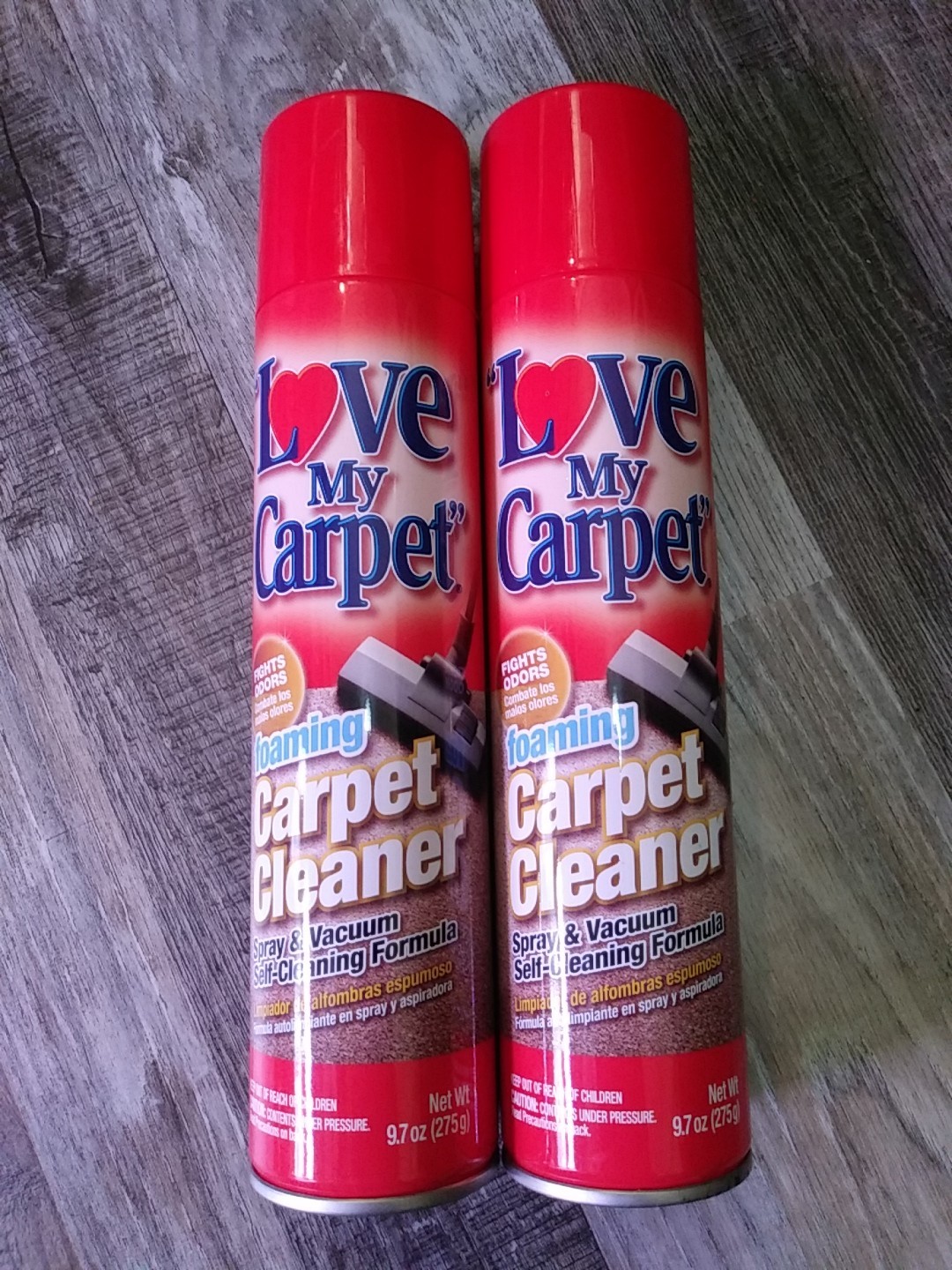 Carpet Cleaner 2 Cans 9.7 oz Each
