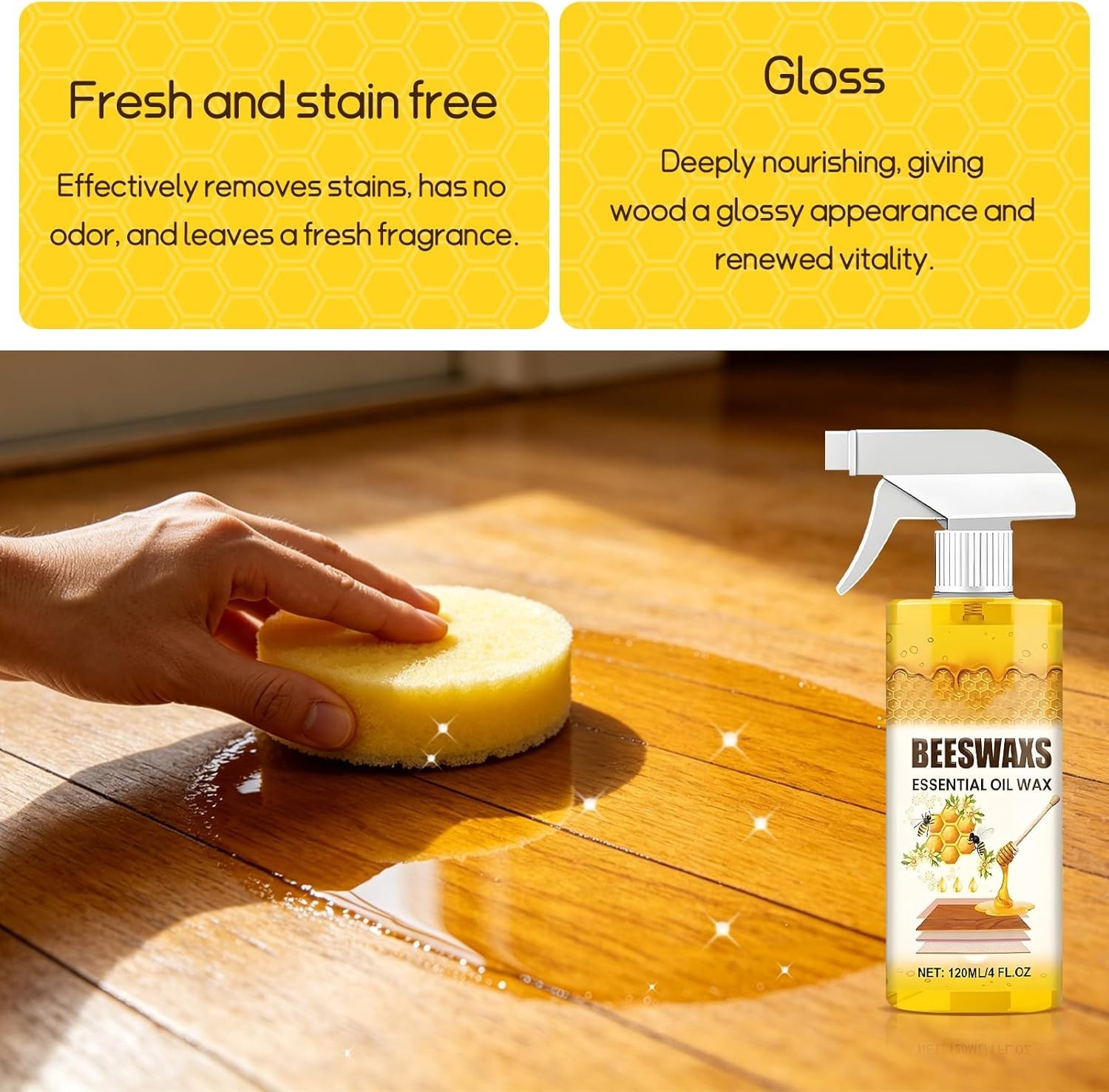 Versatile Natural Wood Polish Spray – Nourish & Safeguard Furniture Surfaces