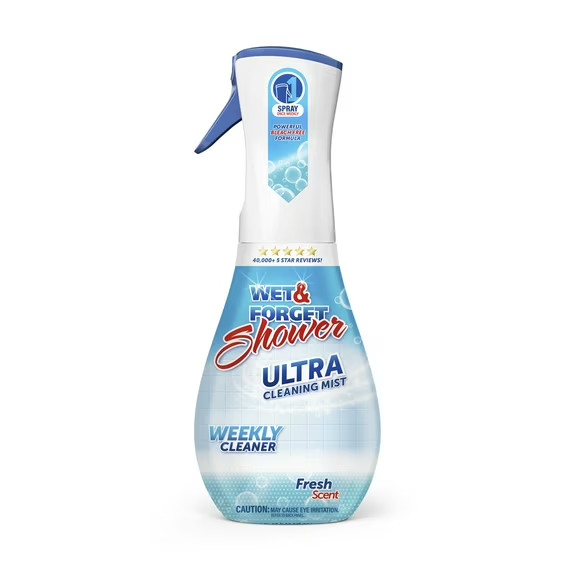 (2 pack) Wet & Forget Shower Ultra Cleaning Mist, Fresh Scent, 16.9 fl oz