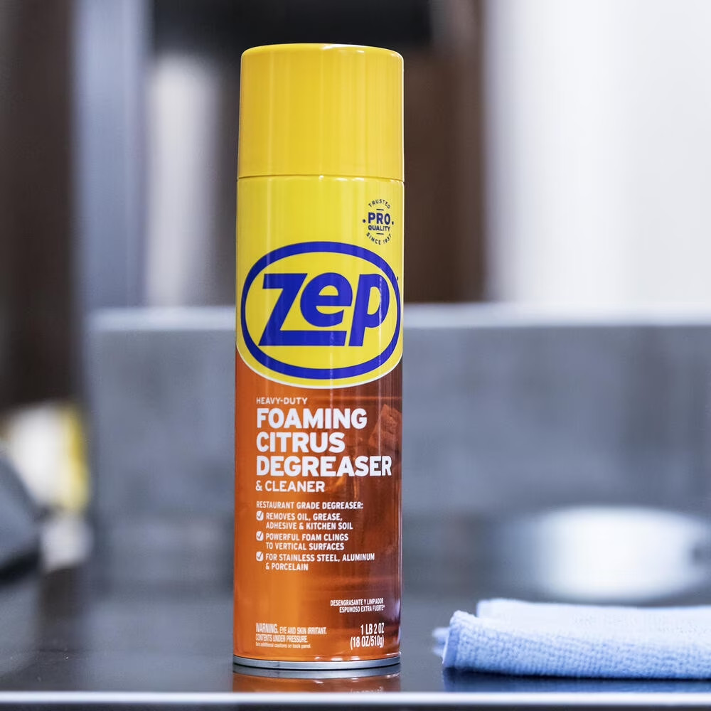 Zep Foaming Citrus Degreaser for Vehicles, 18 oz, 10.19 inch, 1 count per pack