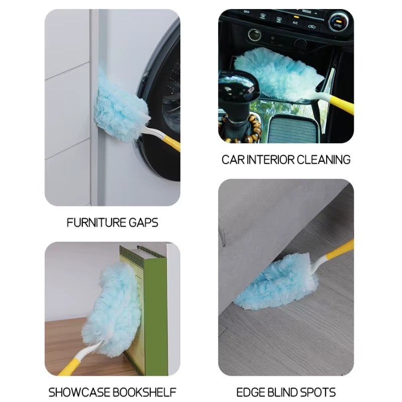 30 pcs Duster Refills Disposable Duster Refills Compatible for Swiffer (Blue)