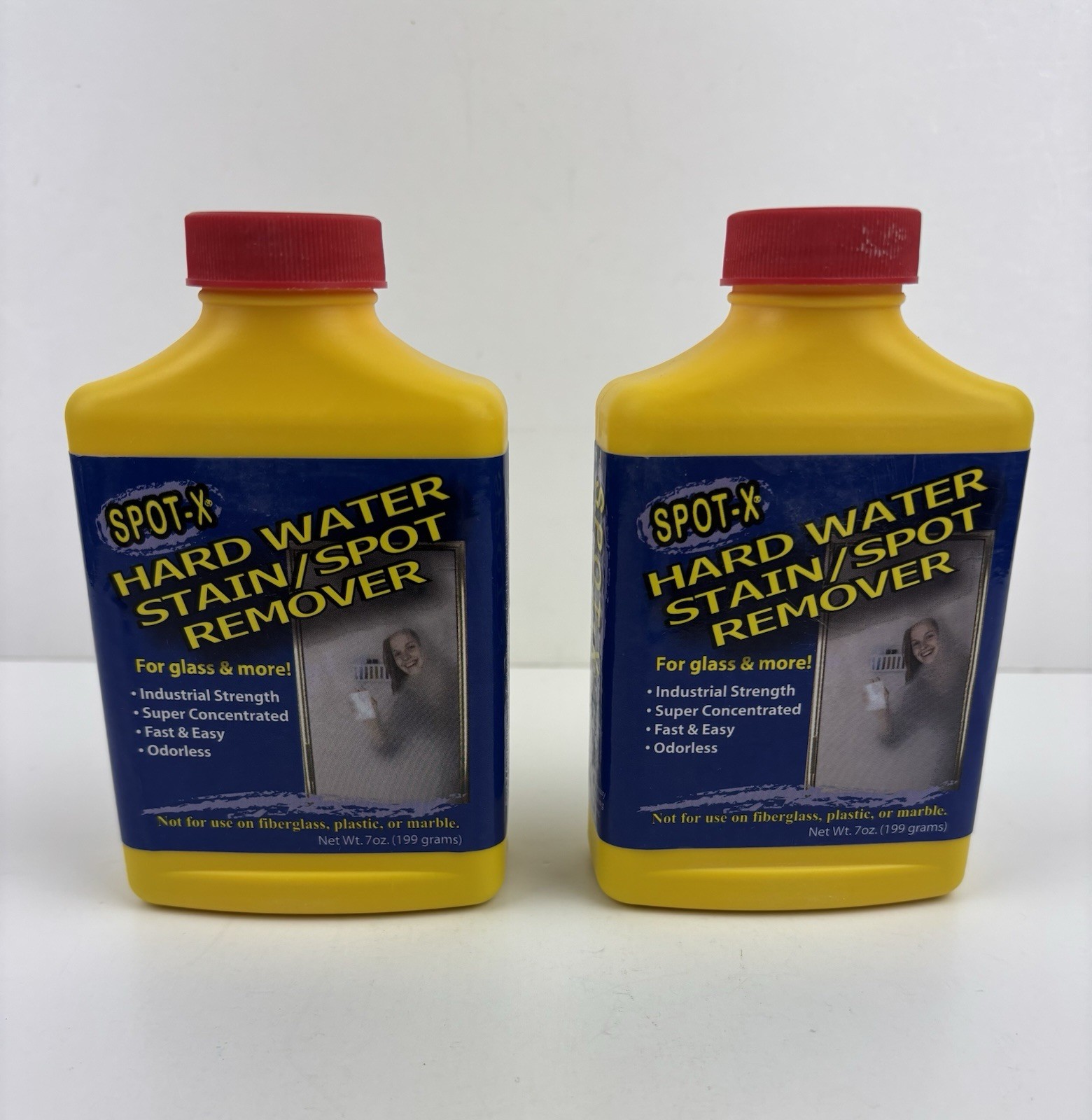 Spot -X Hard Water Stain / Spot Remover NOS (2 Bottles) 7 Ounces Each