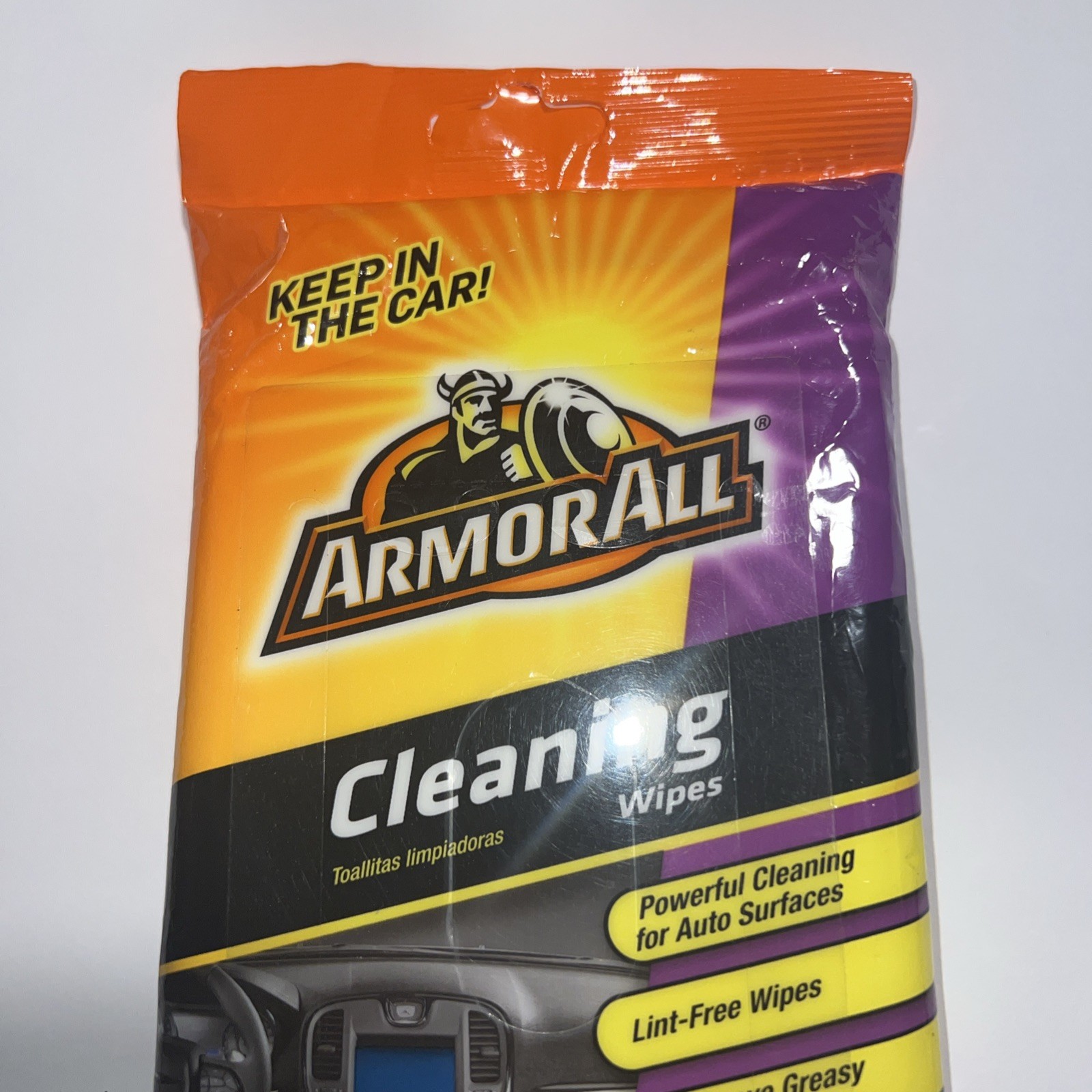 Armor All Cleaning Wipes in a Pouch, 20 Count (2 Pack)